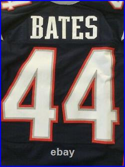 New England Patriots Game worn/used team issued jersey #44 BATES