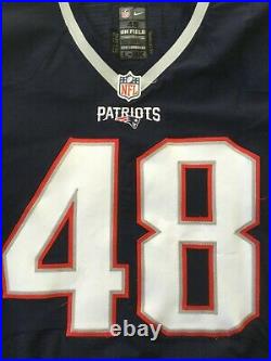 New England Patriots Game worn/used team issued jersey #48 WILLIAMS