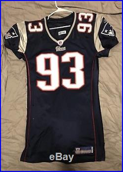 New England Patriots Richard Seymour Game issued/Game used Jersey