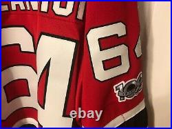 New Jersey Devils Home Sz 54 NHL Authentic Pro Jersey Blandisi 2017 Game Issue