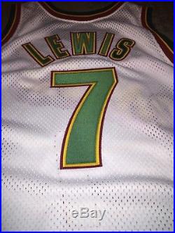 New Nike Game Issued Rashard Lewis Seattle Supersonics Jersey Sz 48+4 Length