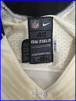 New Orleans Saints NFL #19 Nike Team Issued Jersey Size 40 2014 Season Tag