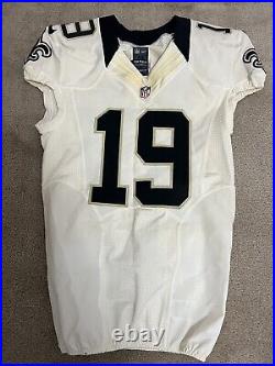 New Orleans Saints NFL #19 Nike Team Issued Jersey Size 40 2014 Season Tag