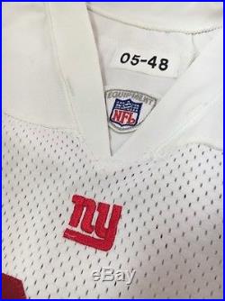 New York Giants Tiki Barber Game Issued Jersey Uncut