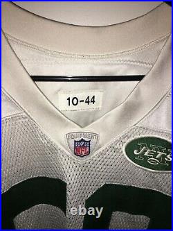 New York Jets BRYAN THOMAS #58 Game-Worn/ISSUED Jersey 2010 Size 44