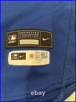 New York Mets 2020 Chasen Shreve Game Issued Used Home Blue Jersey Size 44