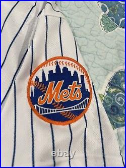 New York Mets 2022 Drew Smith Game Issued Used Home Jersey Size 44