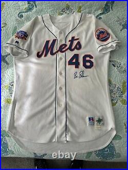 New York Mets Game Issued Used Brian Bohanon 1997 Jersey Signed Size 50