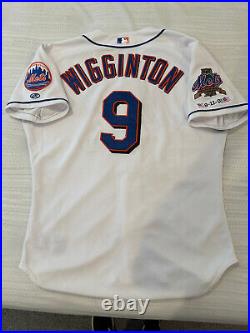 New York Mets Game Issued Worn 2002 Ty Wigginton Home Jersey Size 48