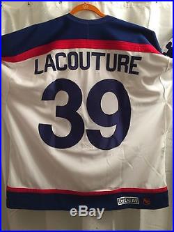 New York Rangers Dan LaCouture sz. 58 Game Worn/Issued NHL Vintage Third Jersey