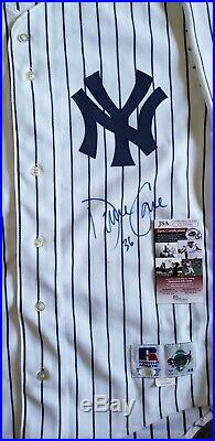 New York Yankees David Cone Signed GAME ISSUED / GAME USED Jersey JSA AUTO