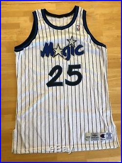 Nick Anderson Orlando Magic Game Issued Jersey