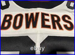 Nick Bowers Cincinnati Bengals NFL Team Issued White Alt Game Jersey Penn State