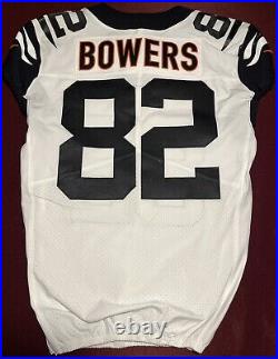 Nick Bowers Cincinnati Bengals NFL Team Issued White Alt Game Jersey Penn State