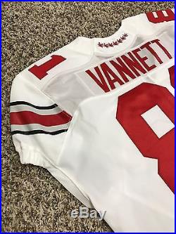 Nick Vannett Game Issued Not Worn Ohio State Football Jersey Seattle Seahawks