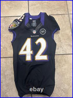 Nigel Carr Baltimore Ravens Team Issued Jersey