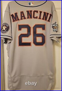 Nike 2022 Houston Astros World Series Trey Mancini Team Issued Game Jersey 46