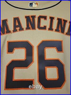 Nike 2022 Houston Astros World Series Trey Mancini Team Issued Game Jersey 46