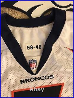 Nike Authentic Game Issued Denver Broncos John Elway Jersey Size-46