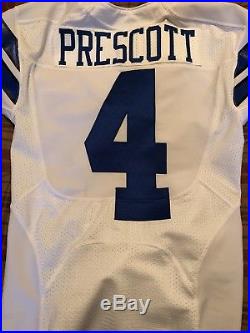 Nike Dallas Cowboys Game Issued Jersey 4 Dak Prescott