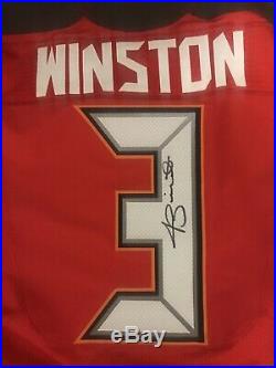 Nike NFL Tampa Bay Buccaneers Game Team Issued Jameis Winston Autographed Jersey