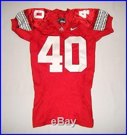 Nike Ohio State Buckeyes #40 Team Issue Football Jersey Sz. 46 Game Worn RB Used