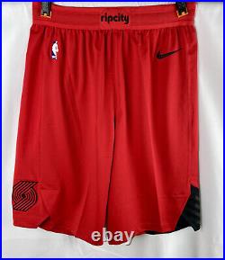 Nike Portland Trail Blazers Team Player Issued Authentic Game Shorts NBA jersey