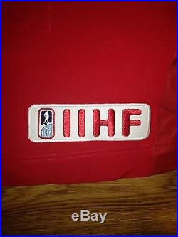 Nike Team Canada IIHF Mathieu Carle #72 Issued Hockey Game Jersey Size 56