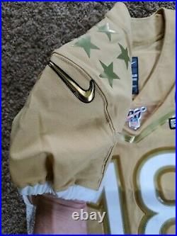 Nike Team Issued Kenny Golladay Lions 2019 Pro Bowl NFL Jersey Error Sz 38 Game