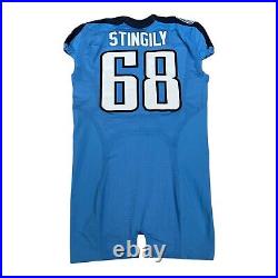 Nike Tennessee Titans 2012 Game Issued Jersey Sz 48 Stingily #68 Football Stitch