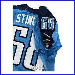 Nike Tennessee Titans 2012 Game Issued Jersey Sz 48 Stingily #68 Football Stitch