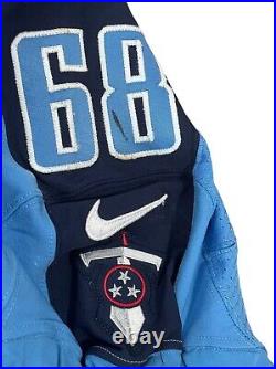 Nike Tennessee Titans 2013 Game Issued Jersey Sz 46 Stingily #68 Football Stitch