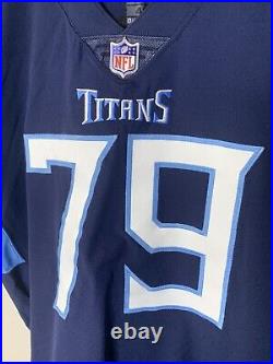 Nike Tennessee Titans 2021 Game Issued Jersey Sz 48 Nkansah #79 Football Stitch