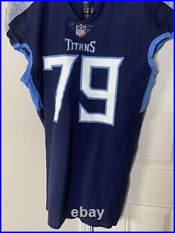 Nike Tennessee Titans 2021 Game Issued Jersey Sz 48 Nkansah #79 Football Stitch