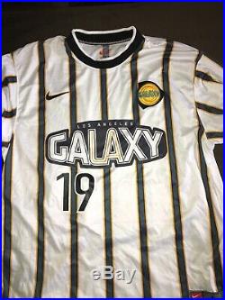 Nike VTG LA Los Angeles Galaxy 98/99 MLS #19 Welton Game Issued Soccer Jersey L