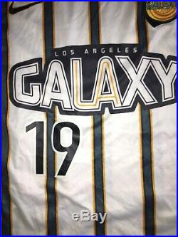 Nike VTG LA Los Angeles Galaxy 98/99 MLS #19 Welton Game Issued Soccer Jersey L