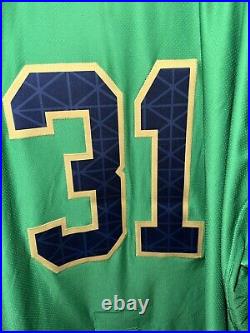 Notre Dame Hockey Jersey. Team Issued. Goalie Size 58. Saint Patrick's Day