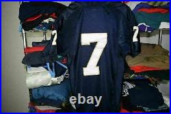Notre Dame Irish Game Worn Football Jersey #7 Adidas Sewn Logos Team Issue
