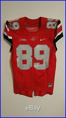 Ohio State # 89 Game Issued Rivalry Jersey Size 44