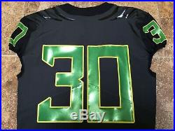 OREGON DUCKS Team Issued NIKE Football Game Jersey #30 Size 42