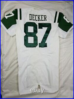 Official Game Issued Eric Decker New York Jets NFL Nike Jersey 40