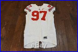 Ohio State Buckeyes Game Issued Nike #97 Bosa Authentic Cut Jersey Very Rare