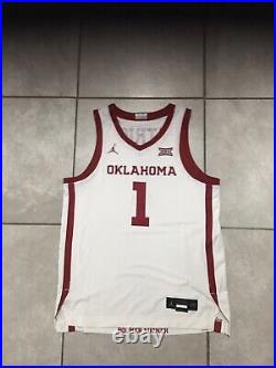 Oklahoma Sooners Game Worn/Used Team Issued Basketball Jersey