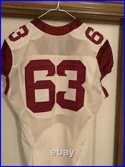 Oklahoma Sooners OU Authentic Game Team Issued Bring the Wood Away Jersey sz 48