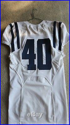 Ole Miss Mississippi Rebels Flywire Authentic Game Issued Used Jersey sz 42