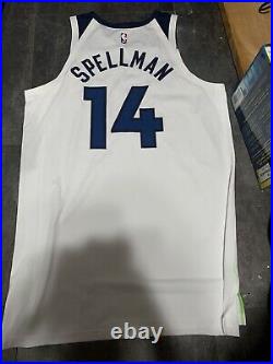 Omari Spellman Game Issued Timberwolves Jersey Size 54+6 Nike