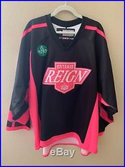 Ontario Reign Authentic Game Issued/Signed AHL Jersey Damir Sharipzianov #2