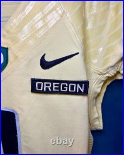 Oregon Ducks 2012 Team / Game Issued Spring Game Support the Troops Jersey Sz 44