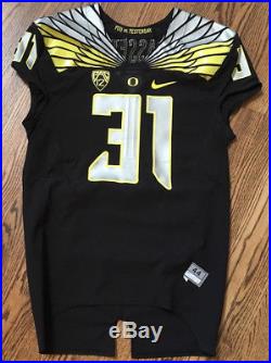 Oregon Ducks Authentic Nike Game Used Issued Jersey Bassett
