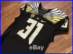 Oregon Ducks Authentic Nike Game Used Issued Jersey Bassett